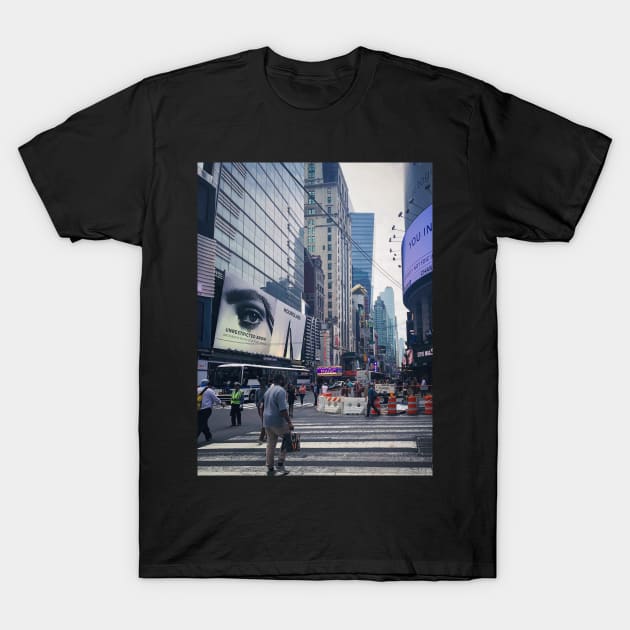 Times Square, Manhattan, New York City T-Shirt by eleonoraingrid